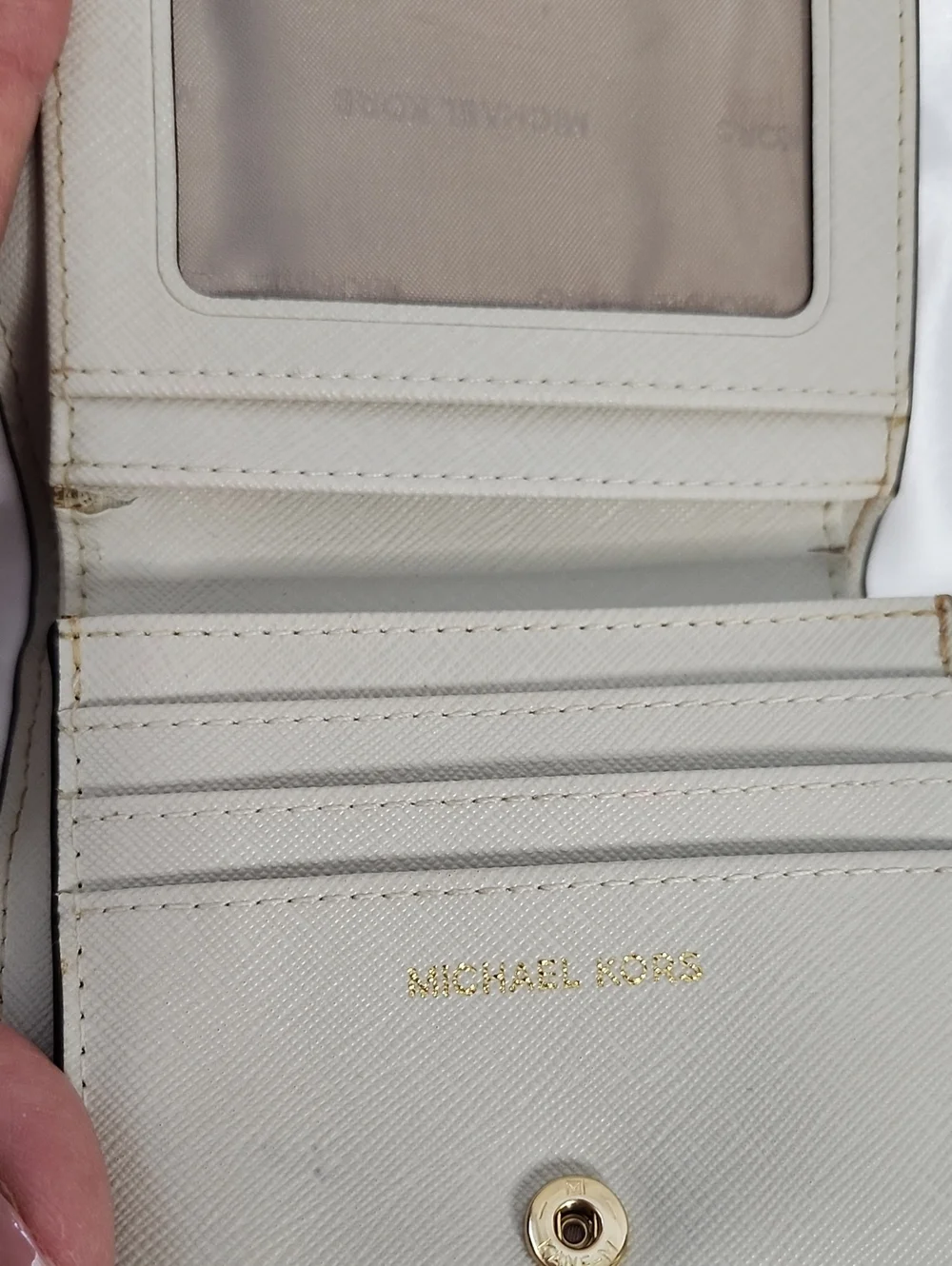 Michael Kors Camel Multi MD Dome Crossbody Bag w/ Coordinating Snap Wallet Set